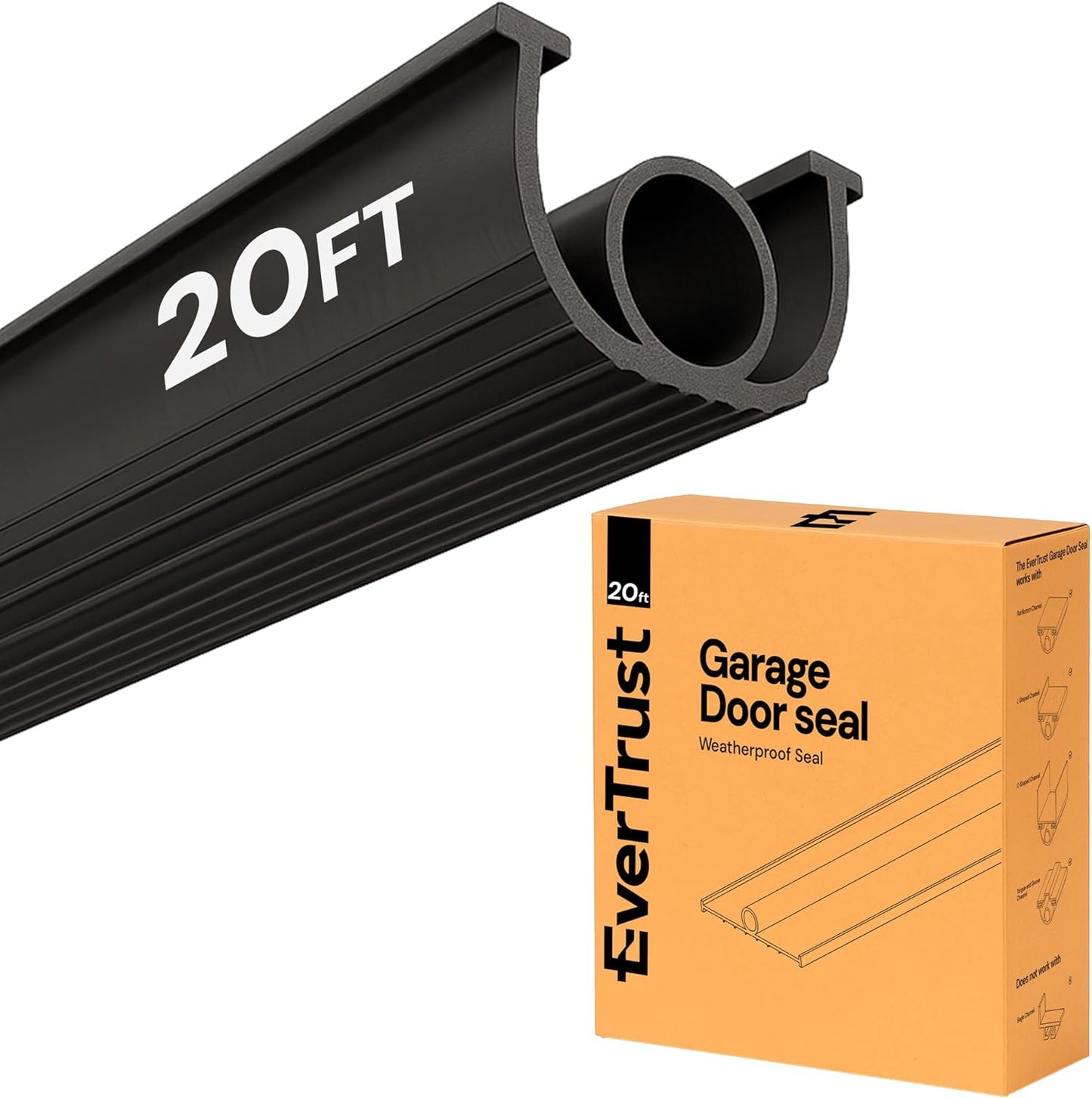 20Ft/6M Garage Door Bottom Seal