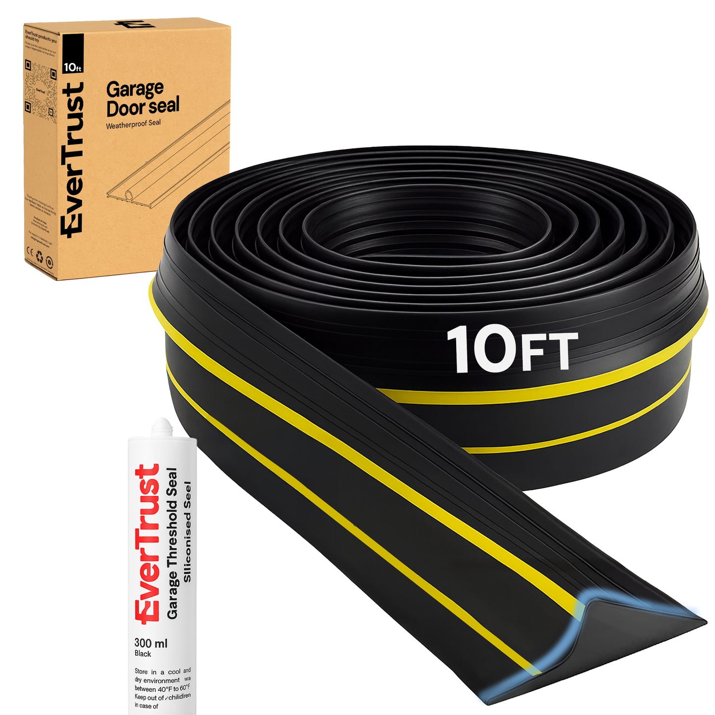 10Ft/3M Garage Threshold Seal Strip