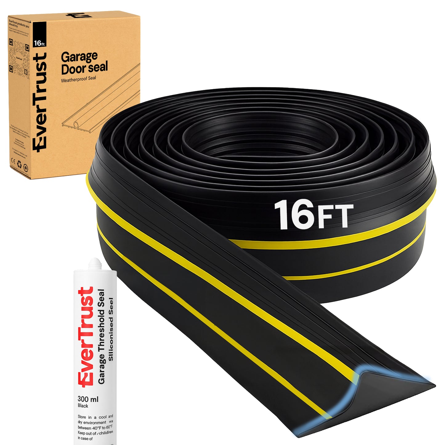 16Ft/5M Garage Threshold Seal Strip