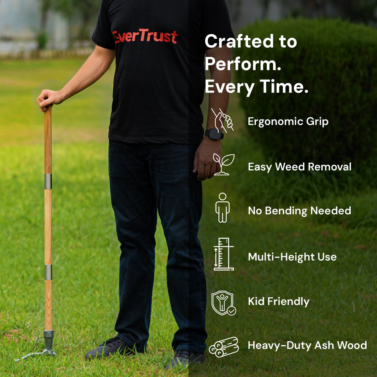 4-Claw Stand Up Weed Puller Tool